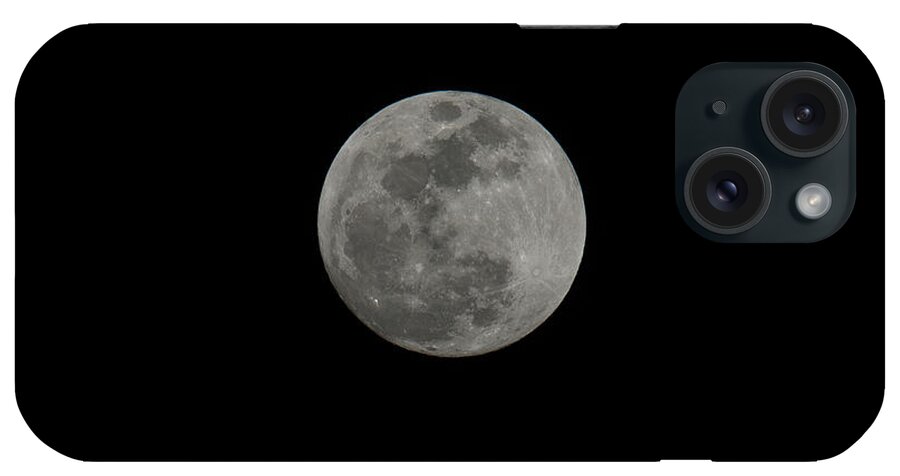 Super Blue Blood Moon iPhone Case featuring the photograph Moon Gaze by Dale Powell