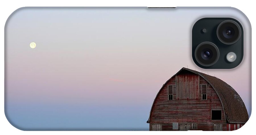 Barn iPhone Case featuring the photograph Moon Over Royal Barn 2 by Bonfire Photography