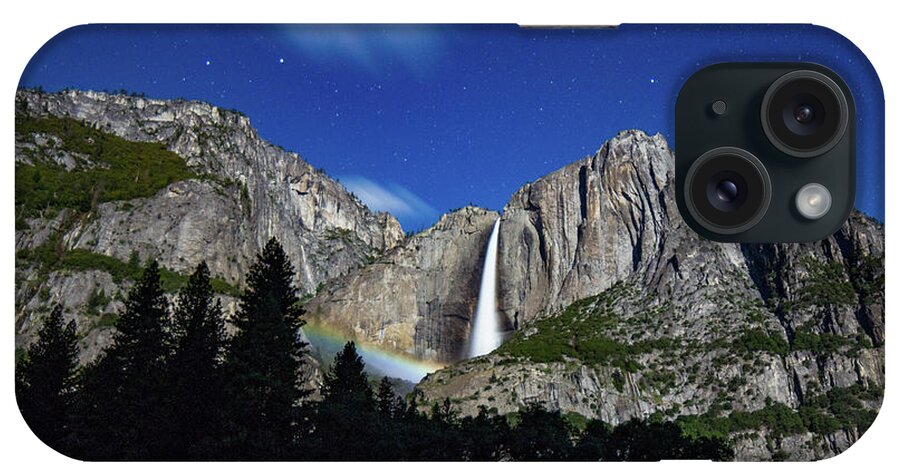 Clouds iPhone Case featuring the photograph Moonbow and Louds by Brandon Bonafede