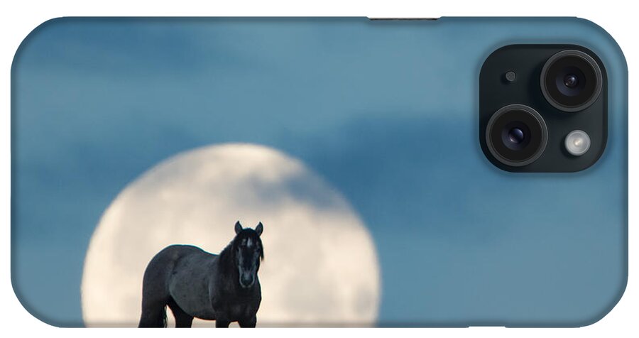 Horse iPhone Case featuring the photograph Moonstruck by Kent Keller