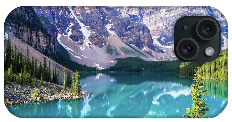 Alberta iPhone Case featuring the photograph Moraine Beauty by Joe Kopp