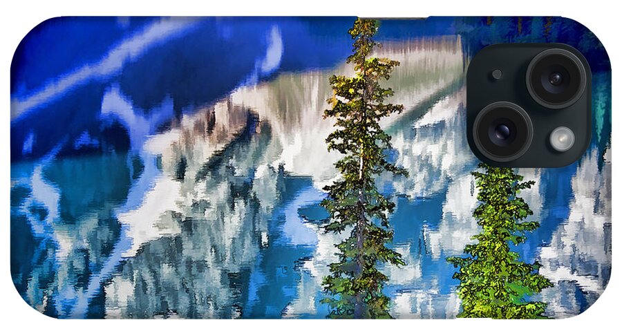 Canada iPhone Case featuring the photograph Moraine Reflections by Dennis Cox