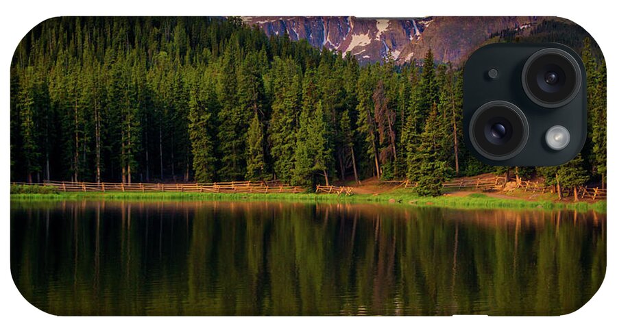 Colorado iPhone Case featuring the photograph Morning At Echo Lake by John De Bord