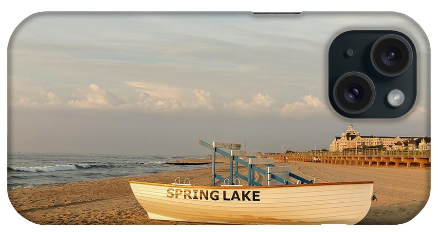 Shore iPhone Case featuring the photograph Morning at the Beach by Kathleen McGinley