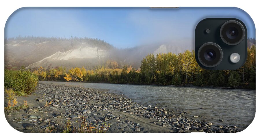 Morning iPhone Case featuring the photograph Morning Fog on the River by Eva Lechner