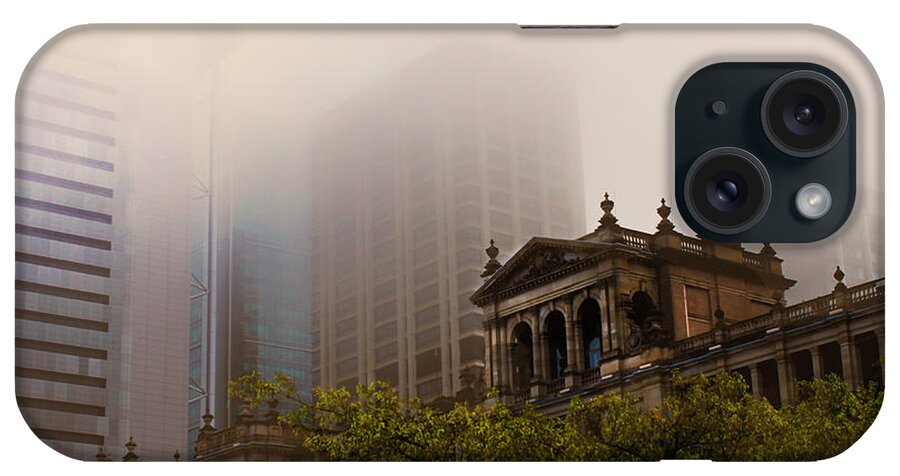 Treasury iPhone Case featuring the photograph Morning Fog over the Treasury by Susan Vineyard