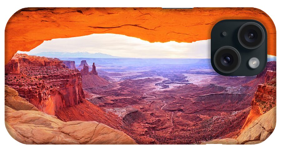 Mesa Arch iPhone Case featuring the photograph Morning Glow by Brad Scott