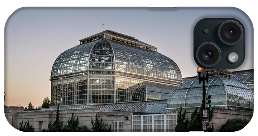 Glass iPhone Case featuring the photograph Morning Light On the United States Botanic Garden by Greg and Chrystal Mimbs
