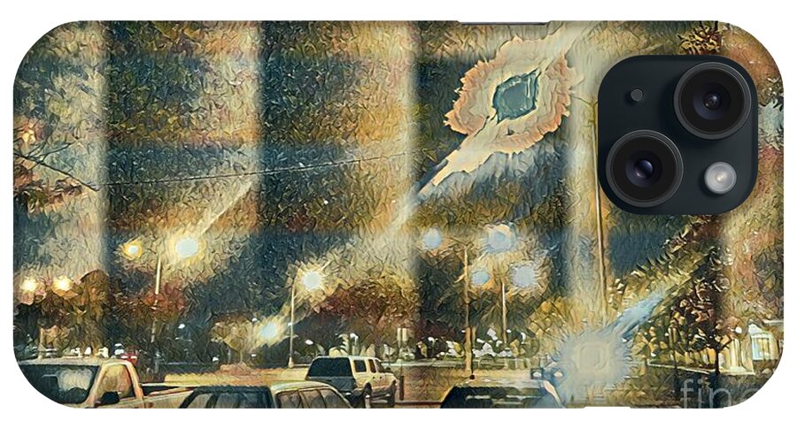 Morning iPhone Case featuring the mixed media Morning lights 3 by Steven Wills