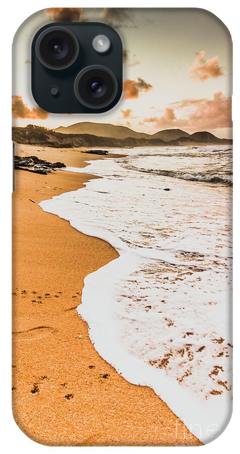 Shoreline iPhone Case featuring the photograph Morning marine wash by Jorgo Photography