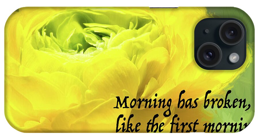 Ranunculus iPhone Case featuring the photograph Morning Ranunculus by Marilyn Cornwell