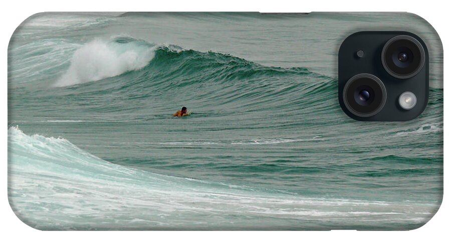 Sea iPhone Case featuring the photograph Morning Ride by Evelyn Tambour