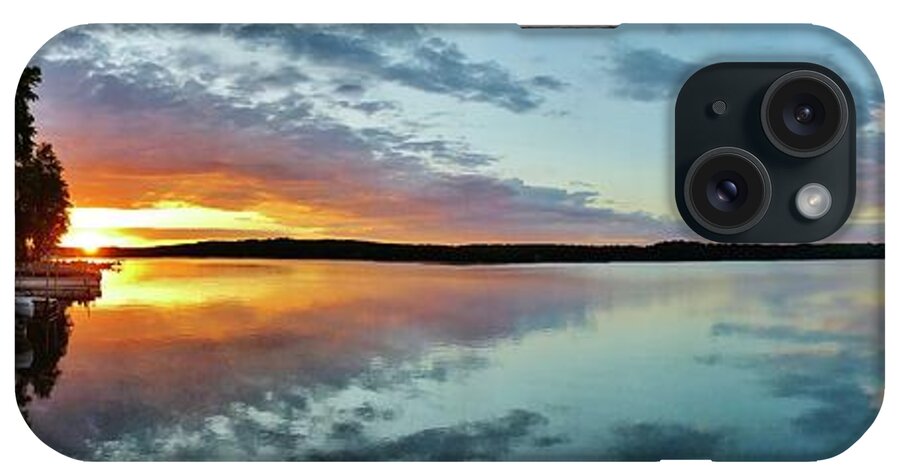 Sunrise iPhone Case featuring the photograph Morning Sunrise on the Lake by Bruce Bley