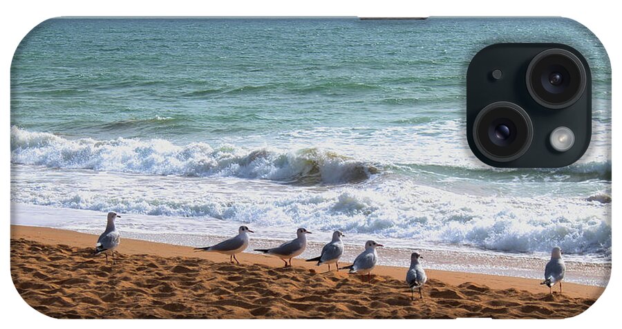Beach iPhone Case featuring the photograph Morning Surf Portugal by Eddie Barron