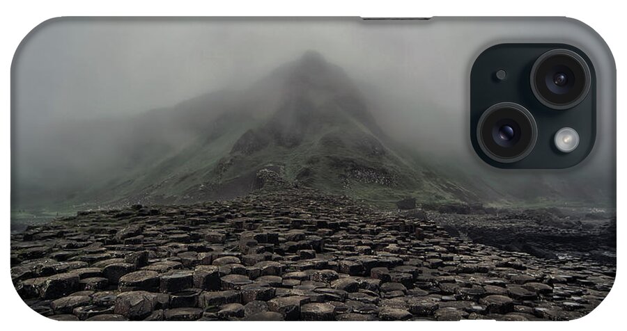Giant Causeway iPhone Case featuring the photograph Morning visit at the causeway by Jaroslaw Blaminsky