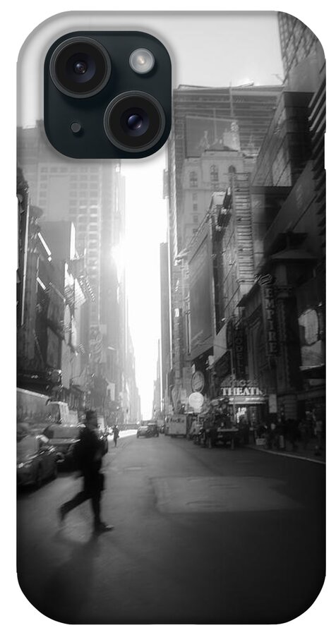 New iPhone Case featuring the photograph Morning Walk in NY by Ross Henton