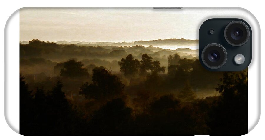 Beautiful iPhone Case featuring the digital art Morning's Early Light by Julian Perry
