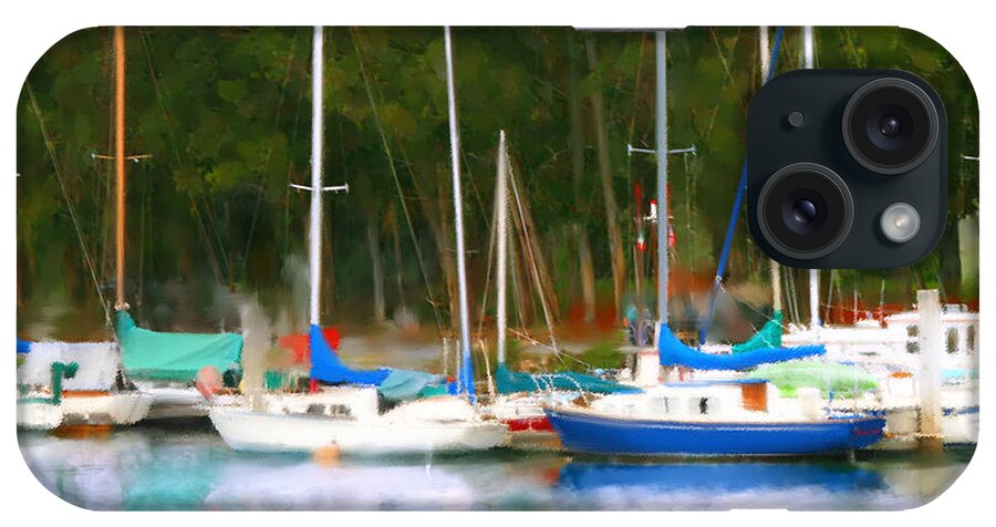 Boats iPhone Case featuring the photograph Morro Bay Sail Boats by Lisa Redfern
