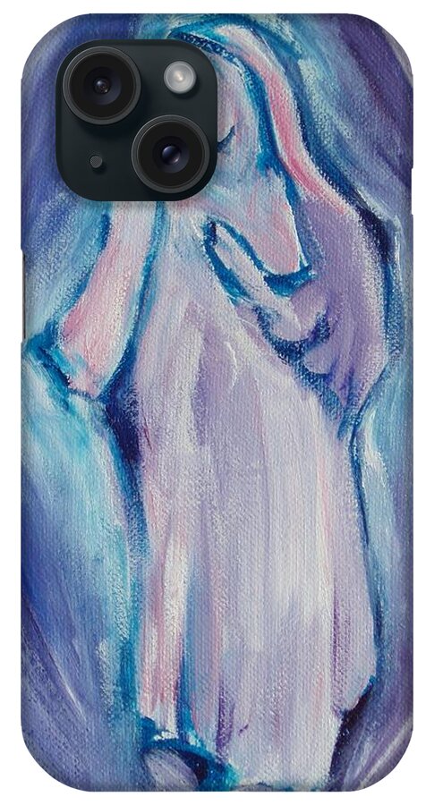 Mother Mary iPhone Case featuring the painting MOTHER MARY Essence by Tara Moorman