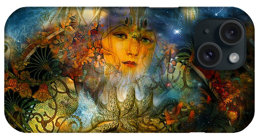 Nature iPhone Case featuring the painting Mother Nature by Hans Neuhart