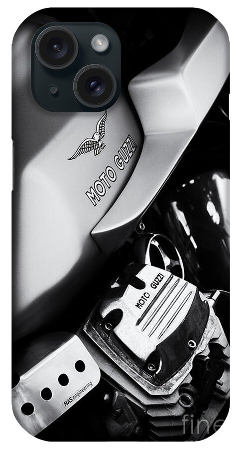 Moto Guzzi iPhone Case featuring the photograph Moto Guzzi V7 Cafe Racer by Tim Gainey