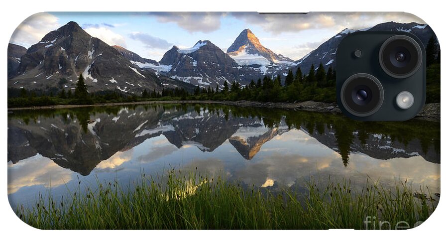 Mount Assiniboine iPhone Case featuring the photograph Mount Assiniboine Canada 10 by Bob Christopher