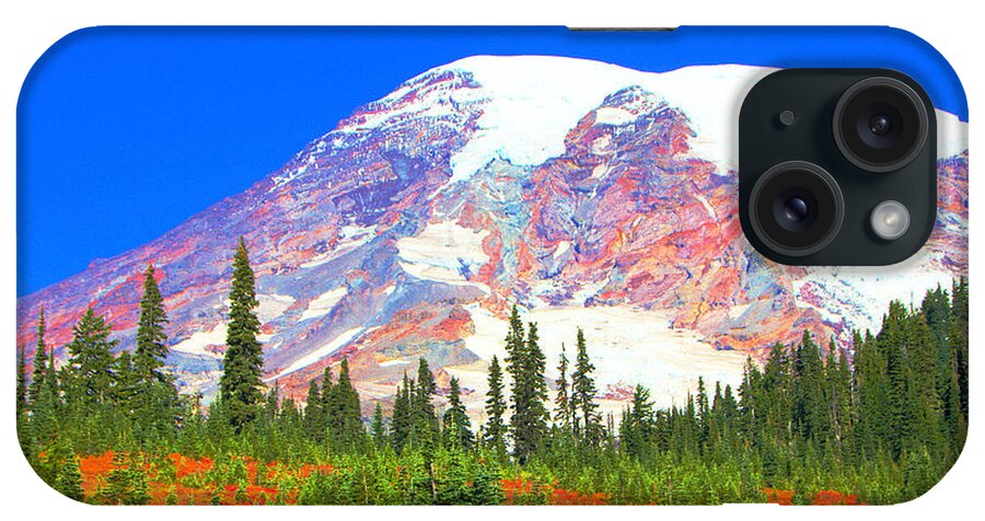Landscape iPhone Case featuring the photograph Mount Rainier by David Frederick