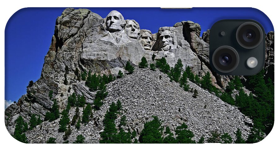 Mount Rushmore iPhone Case featuring the photograph Mount Rushmore 001 by George Bostian