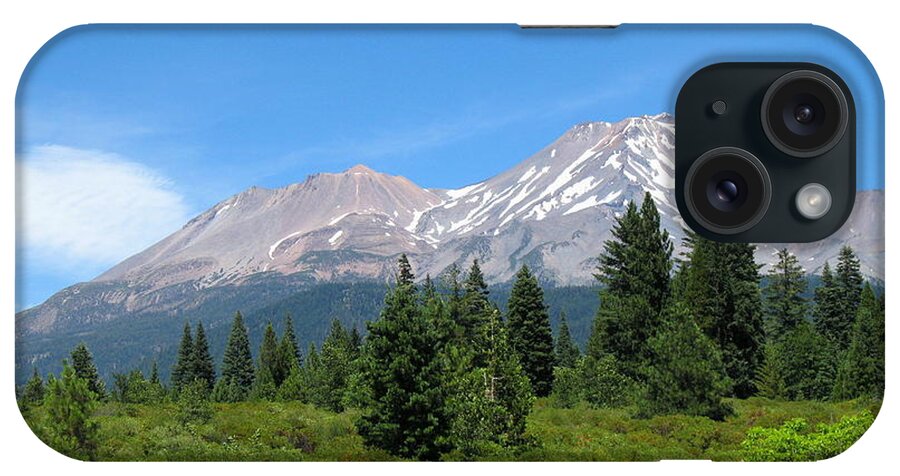 Mount Shasta iPhone Case featuring the photograph Mount Shasta Ca 07 15 07 by Joyce Dickens