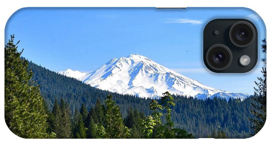 Mount Shasta iPhone Case featuring the photograph Mount Shasta by Maria Jansson