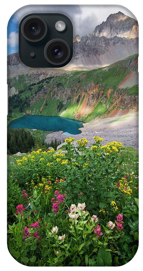 Colorado iPhone Case featuring the photograph Mount Sneffels Summer by Aaron Spong
