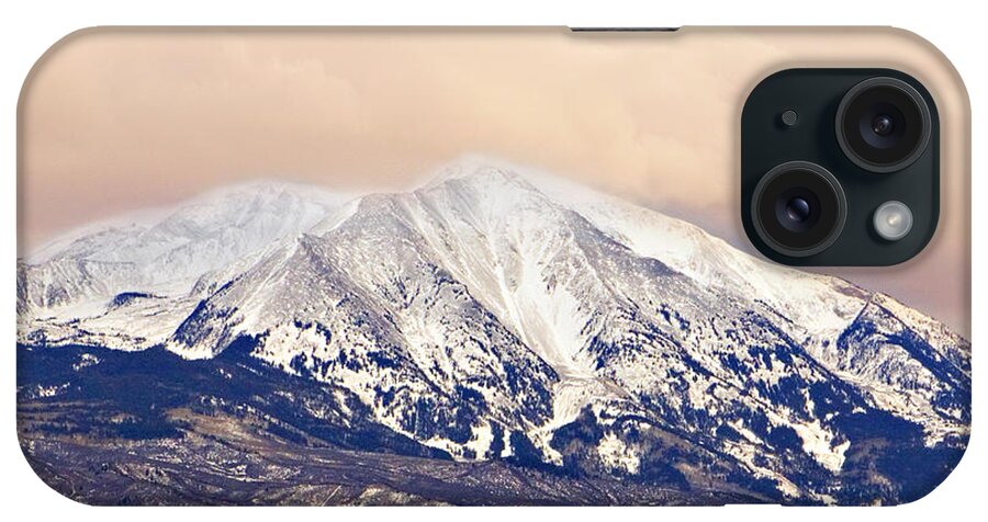 Americana iPhone Case featuring the photograph Mount Sopris by Marilyn Hunt