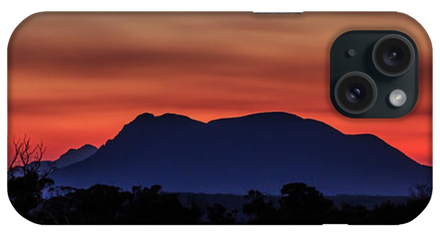 Sunset iPhone Case featuring the photograph Mount Trio Sunset by Robert Caddy