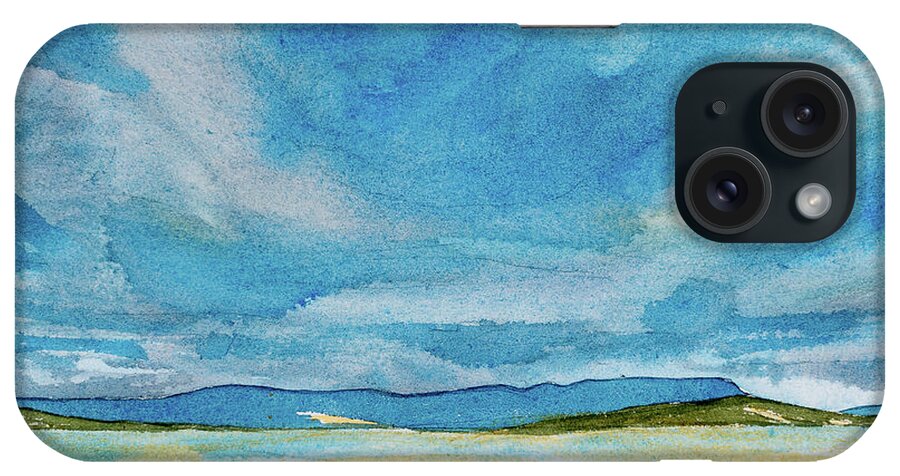 Afternoon iPhone Case featuring the painting View of Mount Wellington from South Bruny Island by Dorothy Darden