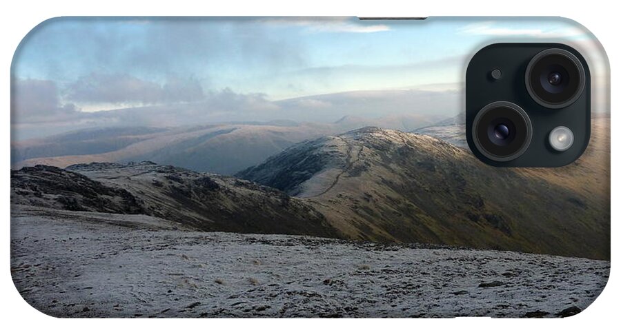 Cumbria iPhone Case featuring the photograph Mountains in the winter by Lukasz Ryszka
