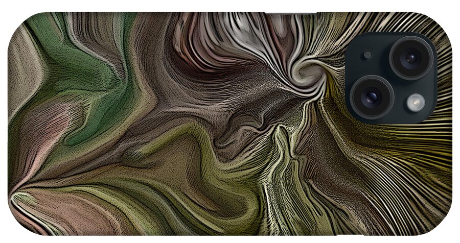 Movement iPhone Case featuring the digital art Movement Of Matter by Leo Symon