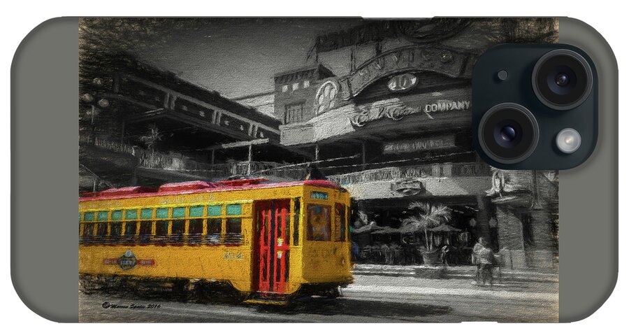 Bar iPhone Case featuring the photograph Movico 10 And Trolley by Marvin Spates