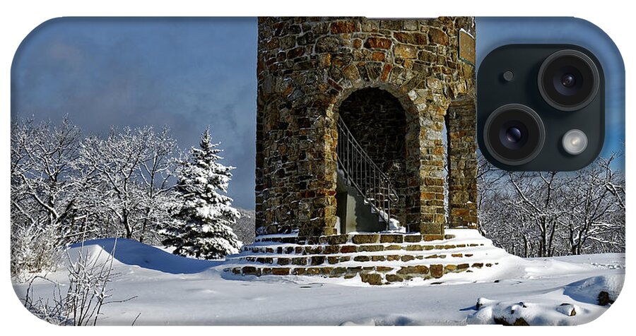 Tower iPhone Case featuring the photograph Mt. Battie tower, Camden, Maine by Kevin Shields
