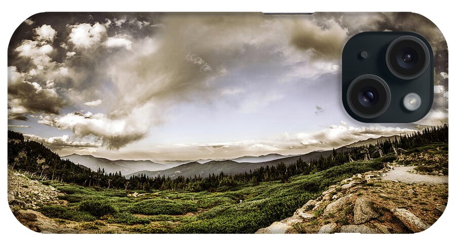 American West iPhone Case featuring the photograph Mt. Evans Alpine Vista #2 by Chris Bordeleau
