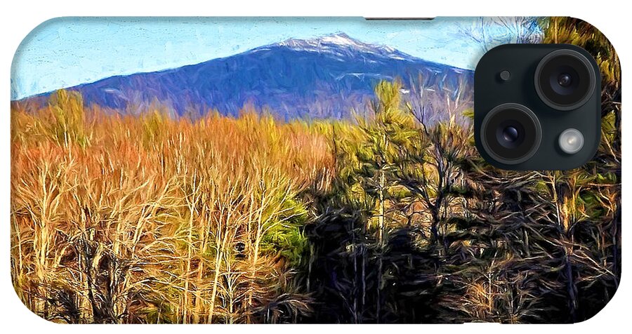 Mt. Monadnock iPhone Case featuring the photograph Mt. Monadnock Paintography by Mitchell R Grosky