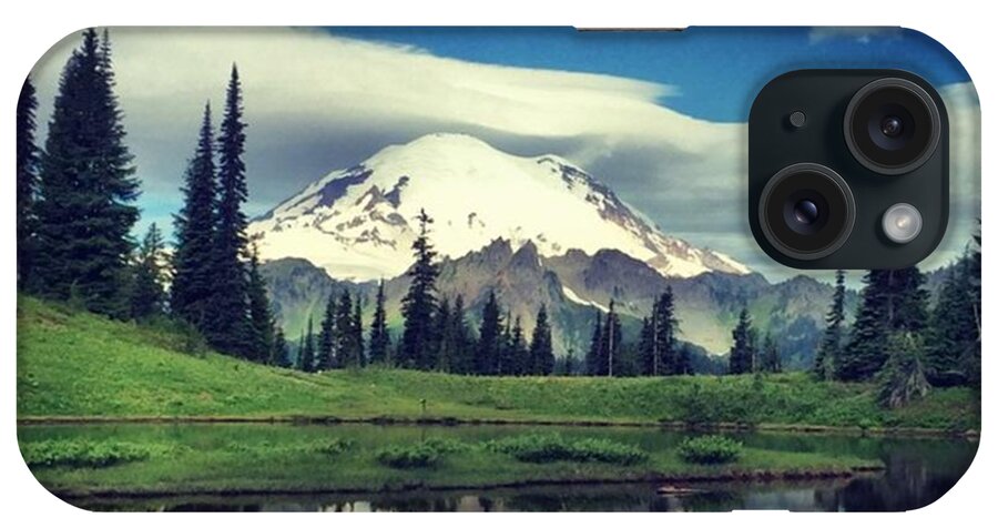 Iphone6 iPhone Case featuring the photograph Mt Rainier This Morning #washington by Joan McCool