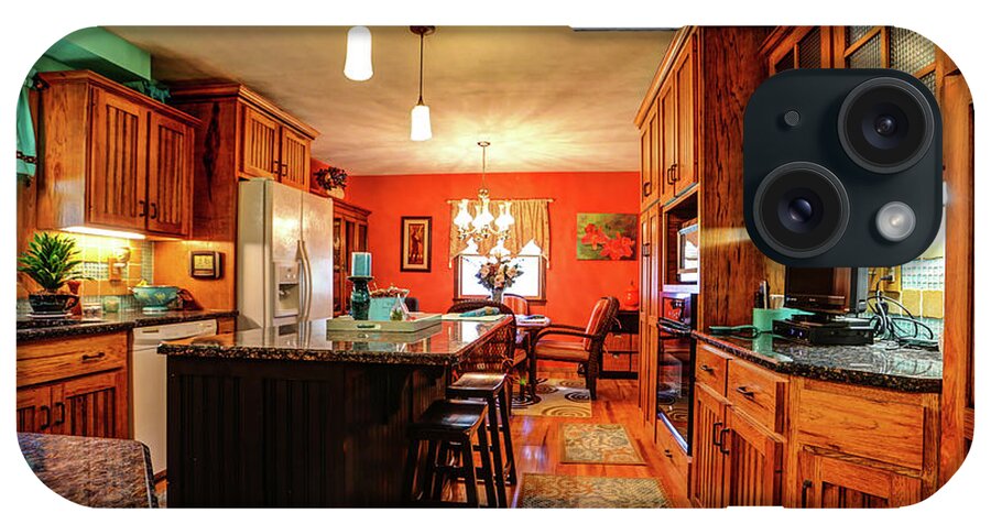 Real Estate Photography iPhone Case featuring the photograph Mt Vernon Kitchen B by Jeff Kurtz