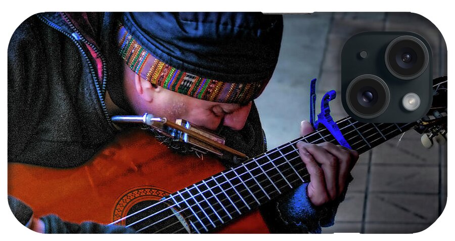Street Musician iPhone Case featuring the photograph Multitasking by David Patterson