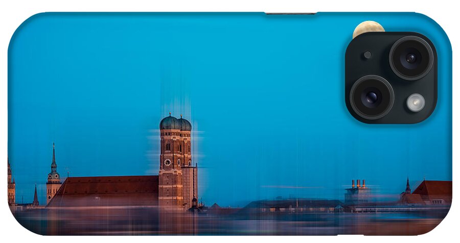 Bavaria iPhone Case featuring the photograph Munich - Die Fraunekirche by Hannes Cmarits