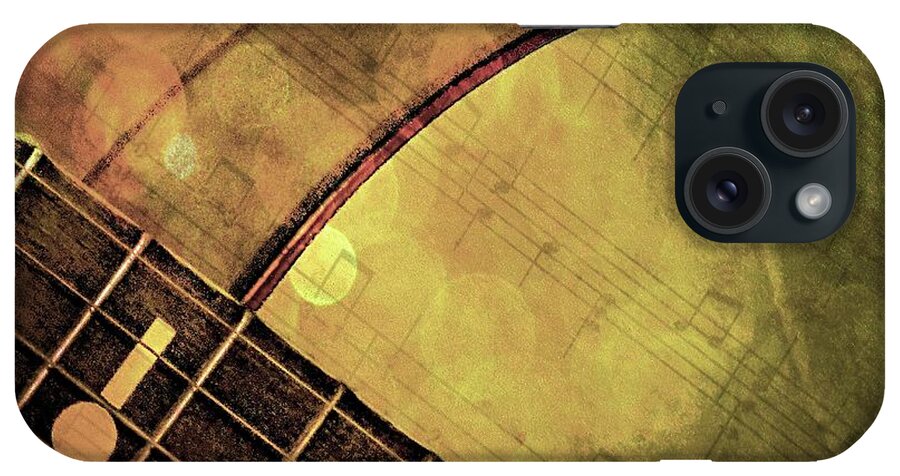 Guitar iPhone Case featuring the photograph My Brother's Guitar by Phyllis Meinke