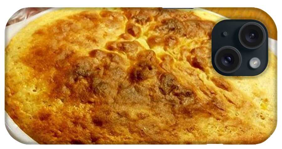 Joy iPhone Case featuring the photograph My First #cornpudding ..it Looks by Robin Mead