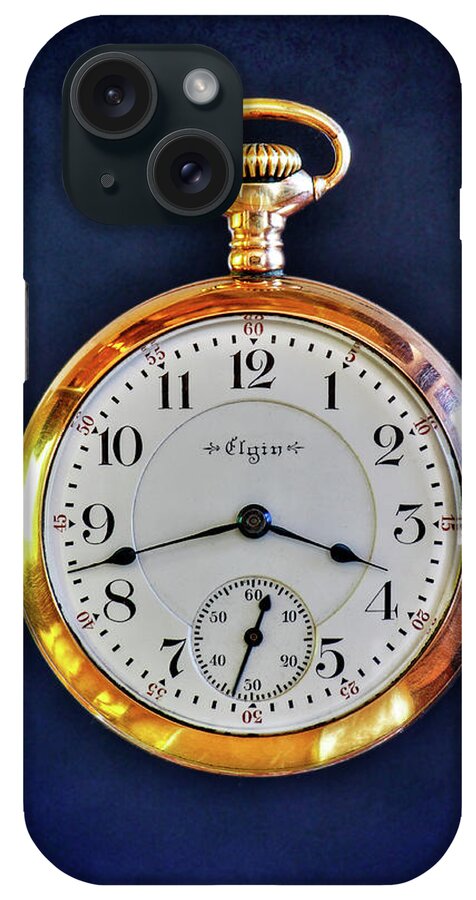 Pocket Watch iPhone Case featuring the photograph My Grandfather's Watch by James Eddy