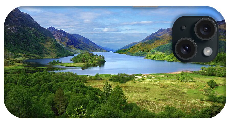 Scotland iPhone Case featuring the digital art My Heart is in the Highlands by Vicki Lea Eggen