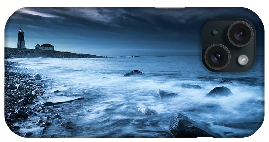 Lighthouse iPhone Case featuring the photograph Point Judith Lighthouse - My Hope by Kim Carpentier