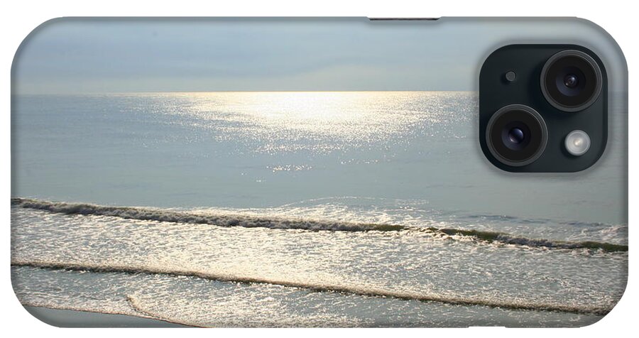 Seascape iPhone Case featuring the photograph My morning run by Julie Lueders 